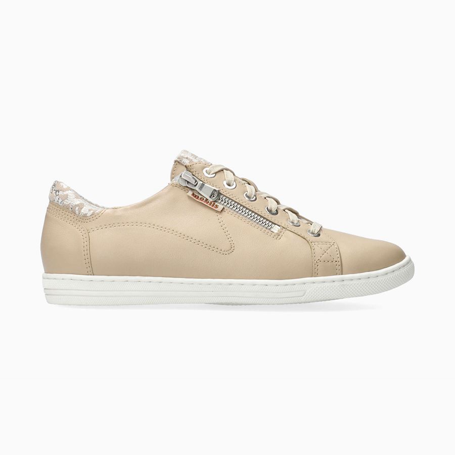 Mobils HAWAI Full-Grain Læder Sko 9541308-JL - Joggesko Dame Beige